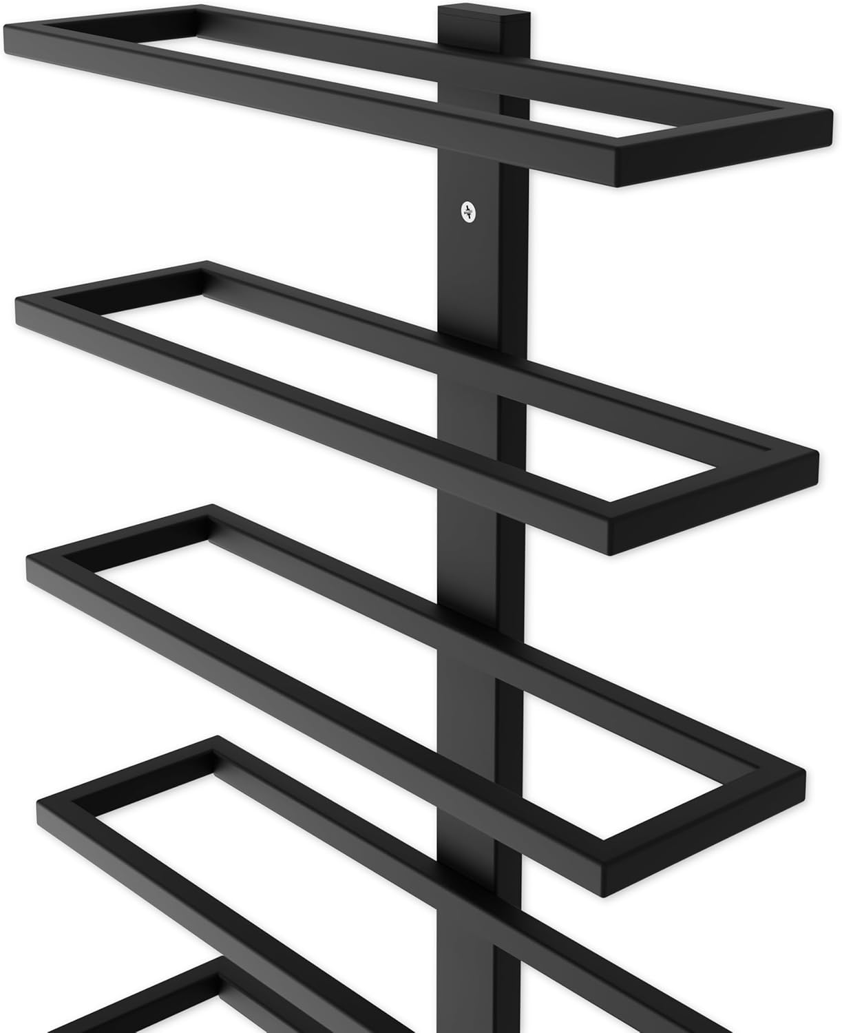 Set 2 Pcs Metal Wall Mount Wine Rack for Wine Bottles, Liquor, Champagne (Holds 10 Bottles)