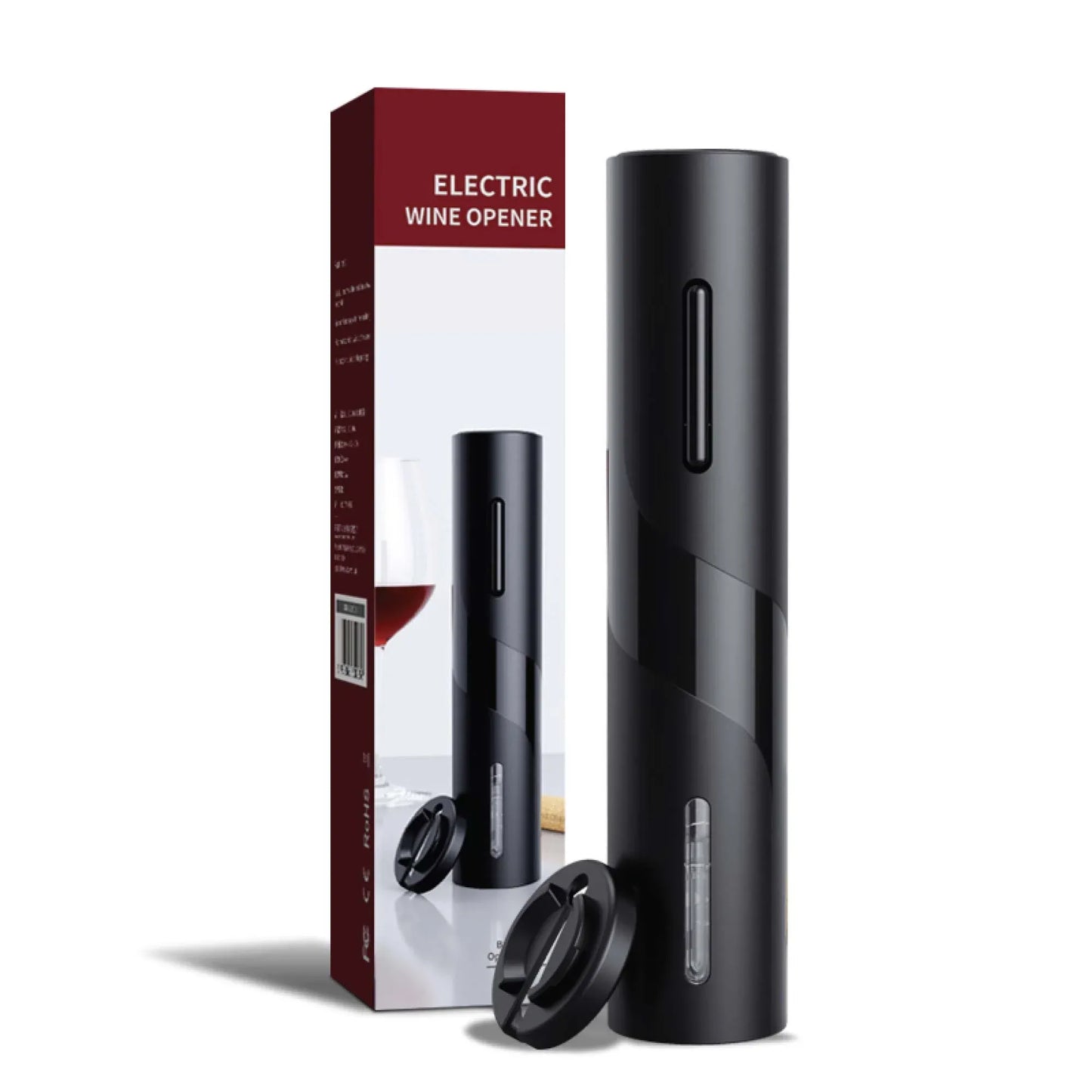 Kitchee Electric Wine Bottle Opener - Automatic Cordless Corkscrew Tool