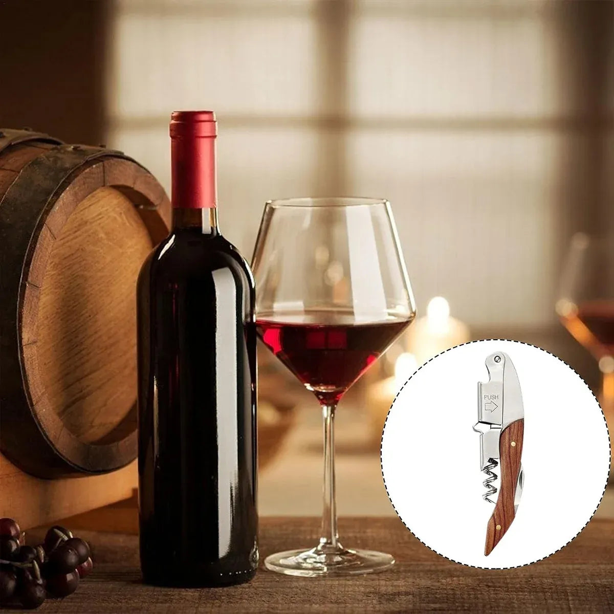 Multi Functional Wine Opener 4 In 1 Bottle Corkscrew Opener Wine Bar Tool Kit
