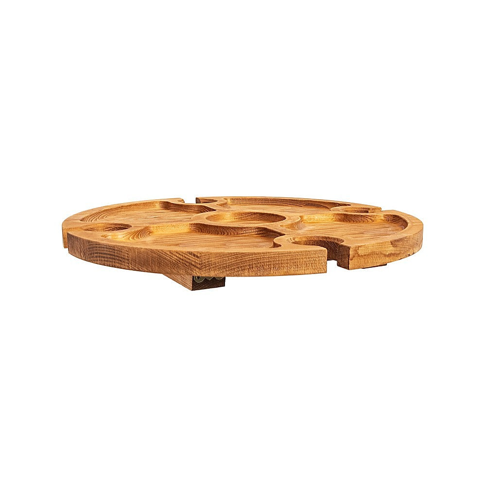 Outdoor Picnic Table Wooden Portable Folding Mini Wine Picnic Table