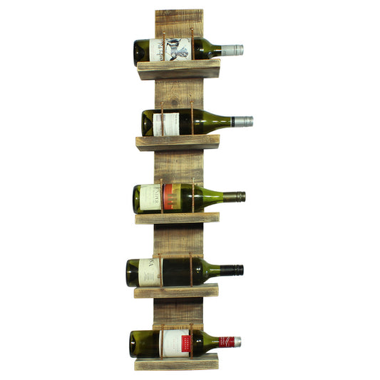 Wine Rack For 5 Bottles 100cm
