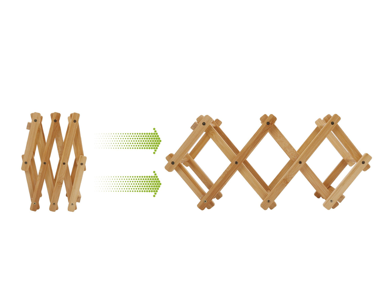 Bamboo Foldable Wine Bottle Rack